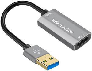 Audio Video Capture Cards 4K HDMI to USB HDMI VideVideo Capture Box 1080P 60fps for Game Streaming Live Broadcast