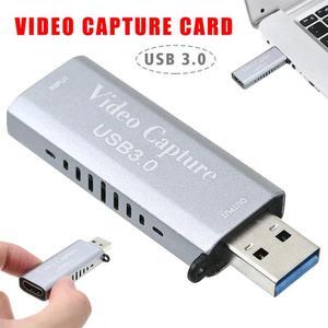 For Live Game Streaming 1pc Durable USB 3.0 HDMI-compatible Video Capture Card 4K Input Recorder TV Tuner Cards Pohiks