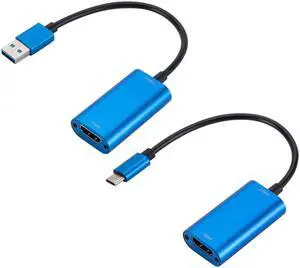Video Recorder Grabber Capturing Game Live Capture Card 4K 1080P HDMI-compatible to USB Video Game Grabber Record