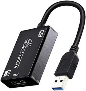 77JD 4K 1080p HDMI-compatible Video Audio- Capture Card 4K HDMI-compatible to USB 3.0 Video Recorder Live Stream Broadcast