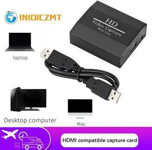 1080P USB to HDMI compatible real-time video capture card PS4 computer game passion live video recorder video capture card