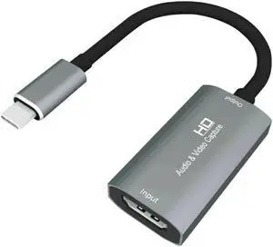 HD 1080P 4K Video Capture Card HDMI-compatible To USB-C Video Capture Board Game Record Live Streaming for PS4 PS5 Switch