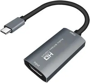 Anti Interference for To TYPE C Game Plug And Play Via DSLR Portable Live Streaming HD 1080P Video Card Teaching
