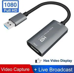 1080P 4K Type C HD Video Capture Card USBC USB 2.0 Video Grabber for PS4 PS5 Switch Game Phone Recording PC Live Streaming Board