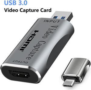 USB 3.0 To HDMI-Compatible USB C Audio Video Capture Type-C Card For Youtube OBS Live Streaming Broadcast Game Recording Box
