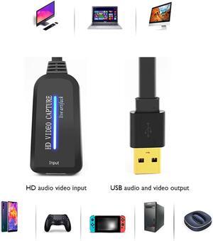 4K 1080P Type C HD Video Capture Card USBC USB 2.0 Video Grabber for PS4 Game Phone Recording PC Live Streaming Board