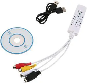 1Set USB2.0 Video TV Tuner DVD Audio Capture Card Converer Adapter for Computer CCTV Camera for Windows 7 8