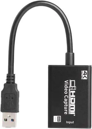 ALLOYSEED 4K HDMI-compatible USB capture Card Adapter USB 3.0 HDTV Acquisition Card Mini Video Grabber Record Box for Recording