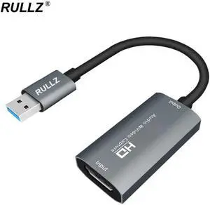 4K In HDMI-compatible USB 2.0 Audio Video Grabber Record Plate for PS4 PS5 XBOX Game Recording Live Streaming Video Capture Card