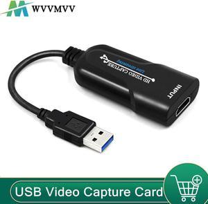 USB Video Capture Card HDMI to USB Video Capture Device Grabber Recorder for PS4 DVD Camera Live Streaming