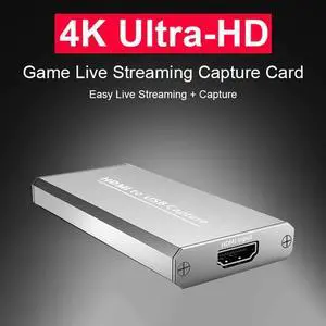 USB 3.0 1080P 4K HD Video Capture HDMI Game Capture Card Suitable for Game Live Broadcasts Video Recording