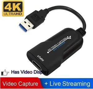 Full HD HDMI-compatible 1080p Video Capture Card USB 3.0 60pfs Game Capture Card HD Recording Grabber for Live Streaming