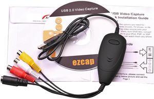 Genuine Ezcap172 USB 2.0 Video Capture Grabber ,Analog Video from TV STB Camera Game Player DVD VHS to PC Laptop