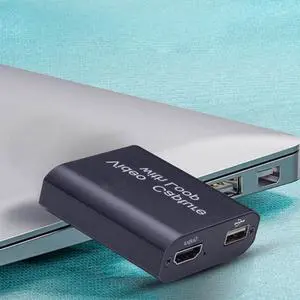 HD To USB Video Capture Board 4K(Max) HD Video Capture Card HDMI To Game Record Live Streaming Broadcast Local Loop Out