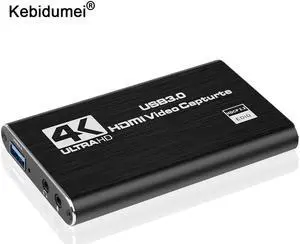 4K Video Capture Card USB 3.0 1080P Game Grabber USB 2.0 Capture Card for Youtube OBS Live Streaming Plate Broadcast