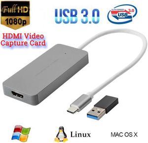 Type C Video Card GAME Gaming LIVE VIDEO CAPTUR CARD USB 30 C Camera Video Recorder for MAC ps4 Win Linux pc laptop