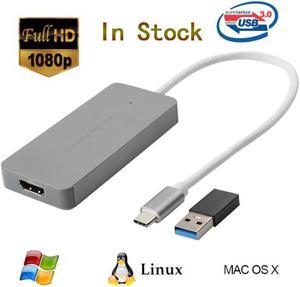 For MAC ps4 Win Linux pc laptop Type C Video Card Gaming USB 30 LIVE VIDEO CAPTUR CARD TypeC Camera Video Recorder GAME 1080P