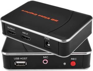 EZCAP 280HB HD Game Capture Card Video Capture 1080P 30fps Video Recorder, Compatible with Xbox One/ PS4 With MIC