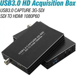 3G-SDI Video Capture Card SDI to HDMI HD1080P Broadcast Class to USB3.0 Video Capture Card For Live Streaming Recording Plate 7AB7BA