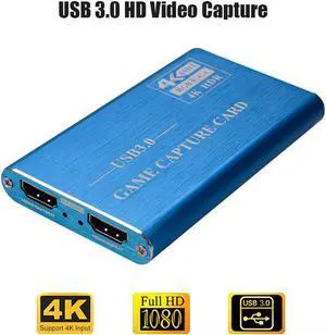 4K HDMI Game capture Card placa de video USB3.0 1080P Video Grabber Dongle hdmi capture card for Live Streaming Broadcast
