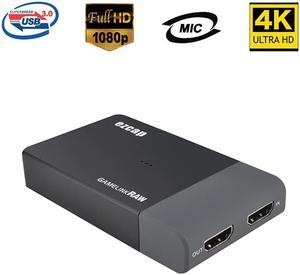 EZCAP 261M Upgrade version 321A USB3.0 Video Capture 4K USB Game Video Capture Card Live Streaming Broadcast With Microphone