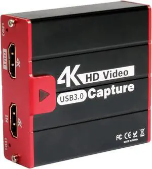 MiraBox USB3.0 Video Capture 4K@60Hz Game Capture Card for PS4 Nintendo Switch Xbox Camera