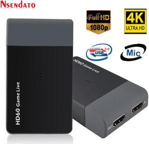 EZCAP261M USB3.0 HD Video Capture 1080P 4K HD To USB 3.0 Game Video Capture Card Live Streaming Broadcast With Mic for XBOX PS4