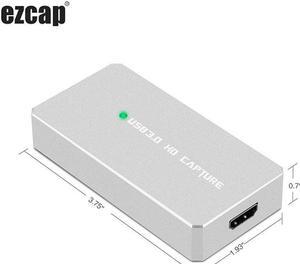 Ezcap287p USB 3.0 Audio Video Capture Card HDMI To USB 2.0 Game Capture Recorder 1080P 60fps Live Streaming Broadcast Ezcap287
