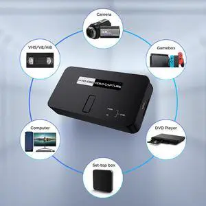 Video capture Box For EZCAP 1080P HDMI-compatible Game HD Grabber for XBOX PS3 PS4 TV Online Live Streaming Video Recorder