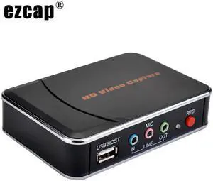 Mic Line In Out Video Capture Card 1080P YPBPR HDMI Game Recorder for XBOX PS3 PS4 PC Recording To USB U Flash Disk,no Need PC