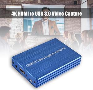 4K/60Hz High Quality Video Game Capture Card, 4Kx2K HD MI to USB3.0 Video Capture Card HD Recorder for HD Camera Live Streaming