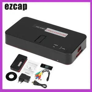 HD Video Game Capture 1080P HD / YPbPr Component Composite Recorder into USB Disk SD Card For DVD Player PS3 PS4 Set-top Box