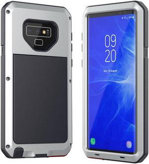 For Samsung Galaxy Note 9 Case Luxury Doom Armor Dirt Shock Metal Phone Cases For Samsung Galaxy Note9 Case(Silver)