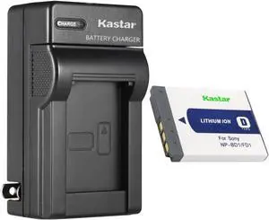 Kastar 1-Pack Battery and AC Wall Charger Replacement for Sony NP-BD1 FD1 Battery, Sony BC-CSD BC-CS3 Charger, Sony Cyber-shot DSC-TX1, Cyber-shot DSC-G3, Cyber-shot DSC-T2, Cyber-shot DSC-T70 Cameras