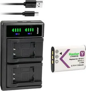 Kastar 1-Pack Battery and LTD2 USB Charger Replacement for Ricoh DB-80 DB80 Battery, RICOH BJ-8 BJ8 Charger, RICOH R50 Digital Camera