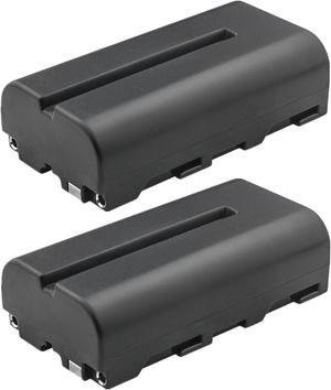 Kastar 2-Pack NP-F550 / NP-F570 Li-ion Battery 7.4V 2900mAh Replacement for Neewer Professional Dimmable Bi-color 660, SNL660 LED Video Light, Advanced 660 Dimmable Bi-Color LED Panel Video Light
