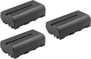 Kastar 3-Pack NP-F550 / NP-F570 Li-ion Battery 7.4V 2900mAh Replacement for GVM GVM-R500R GVM-680RS GVM-800D GVM-850D GVM-880RS GVM-1000D GVM-1200D GVM-1300D GVM-1500D GVM Bi-Color Video Light