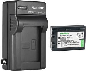 Kastar 1-Pack Battery and AC Wall Charger Replacement for Sony DCR-DVD403, DCR-DVD404, DCR-DVD405, DCR-DVD406, DCR-DVD407, DCR-DVD408, DCR-DVD410, DCR-DVD450, DCR-DVD504, DCR-DVD505, DCR-DVD506