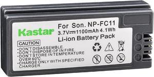 Kastar 1-Pack NP-FC11 Battery 3.7V 1100mAh Replacement for Sony NP-FC11 NP-FC10 Battery, Sony BC-VC10 Charger, Sony Cybershot DSC-P8L, Cybershot DSC-P9 Camera