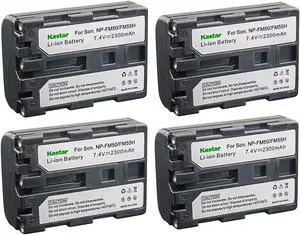 Kastar 4-Pack NP-FM50 / NP-FM55H Battery 7.4V 2300mAh Replacement for Sony CCD-TRV328, CCD-TRV338, CCD-TRV350, CCD-TRV408, CCD-TRV418, CCD-TRV428, CCD-TRV438, CCD-TRV608, CCD-TRV730, CCD-TRV740 Camera