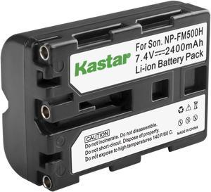 Kastar 1-Pack NP-FM500H Battery 7.4V 2400mAh Replacement for Sony NP-FM500 NP-FM500H Battery, BC-VM10 Charger, 200 300 350 450 500 550 560 580 700 850 900 57 58 65 68 77 99 Camera