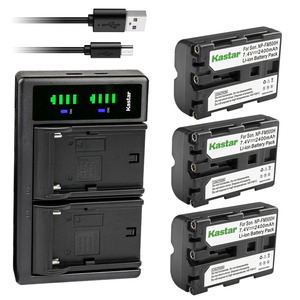thumbnail image 2 of Kastar Dual LCD Battery Charger Kit For Sony NP-FV50 FV70 FV100 Camcorder Batteries 2 of 5