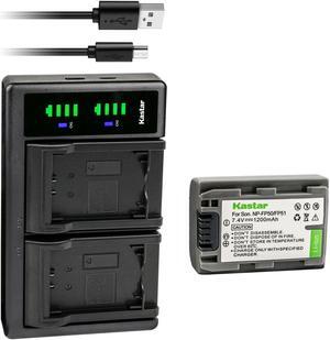 Kastar 1-Pack Battery and LTD2 USB Charger Replacement for Sony DCR-DVD705, DCR-DVD755, DCR-DVD803, DCR-DVD92, DCR-HC16, DCR-HC18, DCR-HC19, DCR-HC20, DCR-HC21, DCR-HC22, DCR-HC23, DCR-HC24, DCR-HC26