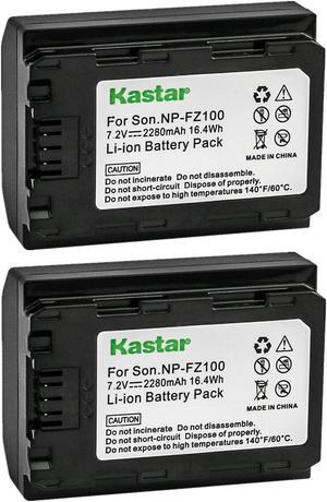 Kastar 2-Pack Battery Replacement for Sony Alpha 9 9, Sony Alpha A9 / ILCE-9, Sony Alpha A 9, Sony Alpha 9R 9R, Alpha A 9R, Alpha A9S 9S, Alpha A9 II A9II 9 II 9ii, Sony Alpha A6600 6600 Cameras