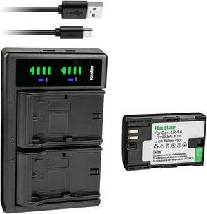 Kastar 1-Pack LP-E6 Battery and LTD2 USB Charger Replacement for Marshall On-Camera HDM, IKAN On-Camera HDMI Monitor, Canon BG-E6, BG-E9, BG-E11, BG-E13, BG-E14, BG-E16, BG-E20, BG-E21, BG-E22 Grip Kastar 1-Pack LP-E6 Battery and LTD2 USB Charger Replacement for Marshall On-Camera HDM, IKAN On-Camera HDMI Monitor, Canon BG-E6, BG-E9, BG-E11, BG-E13, BG-E14, BG-E16, BG-E20, BG-E21, BG-E22 Grip