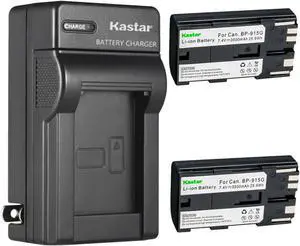 Kastar 2-Pack BP-915G Battery and AC Wall Charger Replacement for Phase One IQ, Phase One Laser IQ, Phase One IQ3, Phase One IQ4, Phase One P25, Phase One P25 plus P25+, Phase One P30