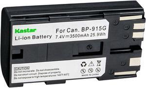 Kastar BP-915G Battery 1-Pack Replacement for Canon ES50 ES55 ES60 ES65 ES75 ES300V ES410V ES420V ES520A ES4000 ES5000 ES6000 ES6500V ES7000ES ES7000V ES8000V ES8100V ES8200V ES8400V ES8600 Camera
