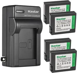 Kastar 4-Pack Battery and AC Wall Charger Replacement for Sony NP-FF50, NP-FF51, NP-FF51S Battery, Sony DCR-HC1000, DCR-HC1000E, DCR-IP1, DCR-IP1E, DCR-IP1K, DCR-IP200K, DCR-PC350, DCR-PC350E Camera Kastar 4-Pack Battery and AC Wall Charger Replacement for Sony NP-FF50, NP-FF51, NP-FF51S Battery, Sony DCR-HC1000, DCR-HC1000E, DCR-IP1, DCR-IP1E, DCR-IP1K, DCR-IP200K, DCR-PC350, DCR-PC350E Camera