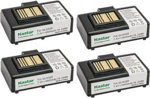 Kastar Battery 4-Pack Replacement for Zebra QLN220, QLn220HC, QLN320, QLn320HC, ZQ500, ZQ510, ZQ520, ZQ610, ZQ610HC, ZQ620, ZQ620HC, ZR628, ZR638 Thermal Label Printers Kastar Battery 4-Pack Replacement for Zebra QLN220, QLn220HC, QLN320, QLn320HC, ZQ500, ZQ510, ZQ520, ZQ610, ZQ610HC, ZQ620, ZQ620HC, ZR628, ZR638 Thermal Label Printers