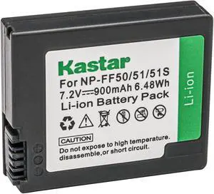 Kastar NP-FF50 / NP-FF51 / NP-FF51S Battery 1-Pack Replacement for Sony DCR-PC106, DCR-PC106E, DCR-PC107, DCR-PC107E, DCR-PC108, DCR-PC108E, DCR-PC109, DCR-PC109E, DCR-PC350, DCR-PC350E Camera